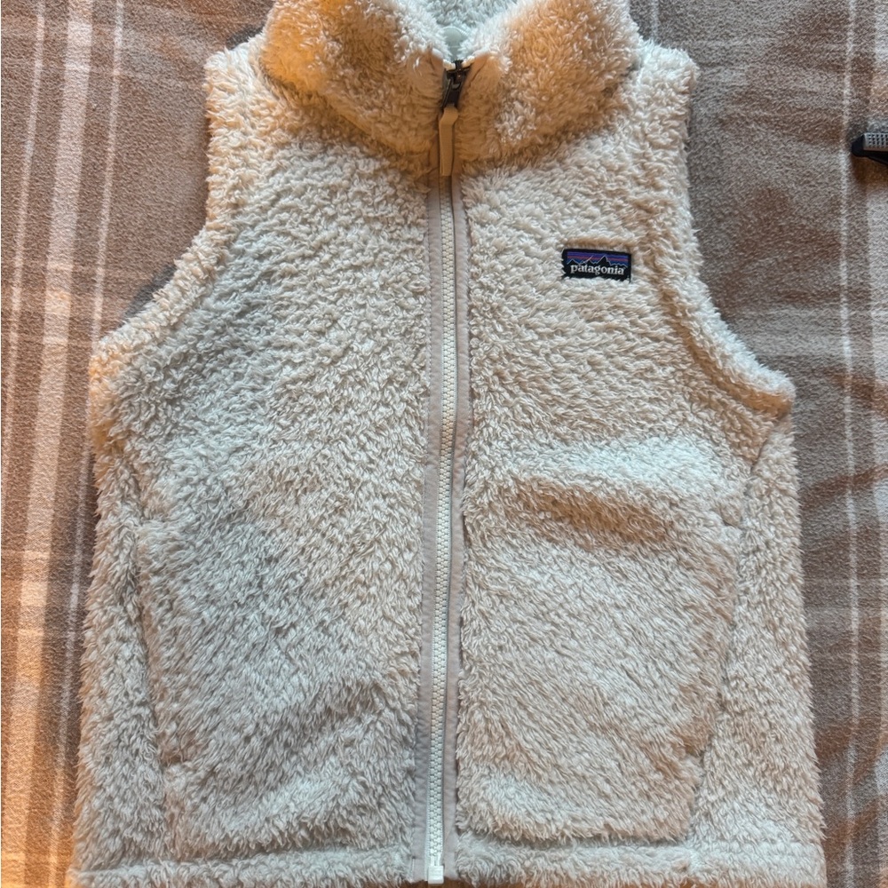 Patagonia Girls Size 7/8 Los Gatos zip fleece vest